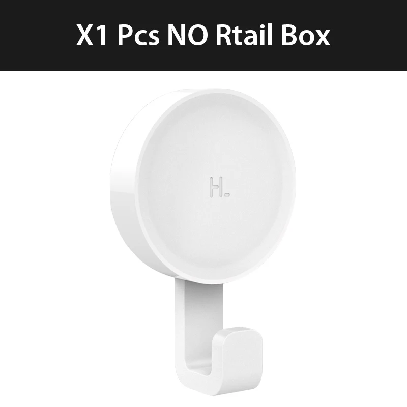 Белый Xiaomi Mijia маленькие клейкие крючки крепкие для ванной спальни кухонные настенные крючки 3 кг Максимальная нагрузка Новое поступление - Цвет: Белый
