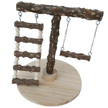 

1pc Parrot Swing Funny Durable Educational Swing Standing Rod for Small Pet