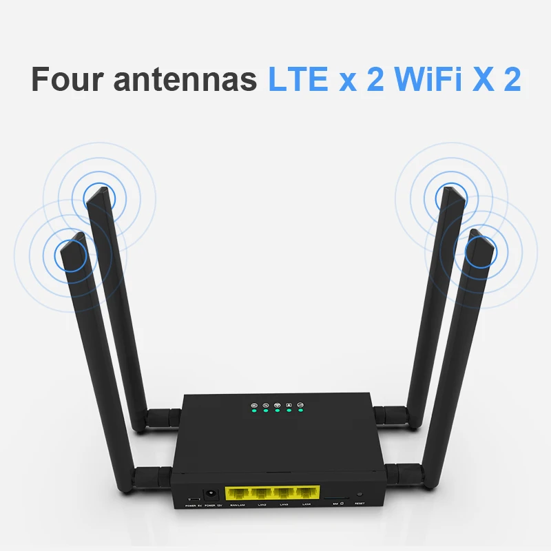 4G Cellular Router Industrial LTE SIM Modem Cat4