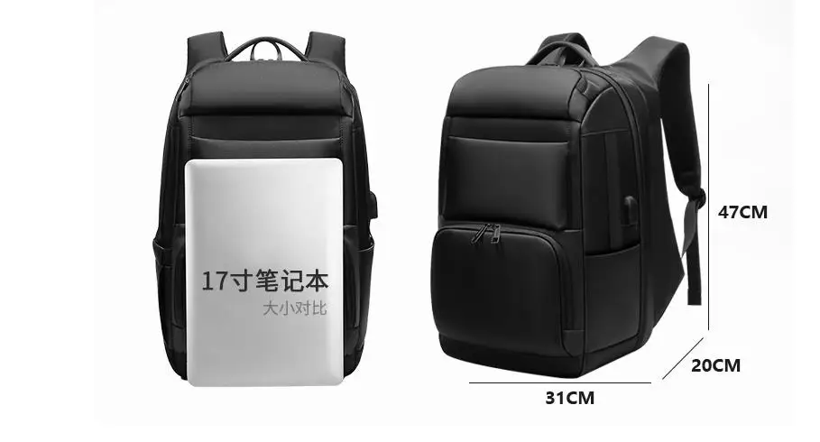 Водонепроницаемый чехол для ноутбука для путешествий Многофункциональный рюкзак противокражная сумка для мужчин PC рюкзак usb зарядка для MacBook IPad