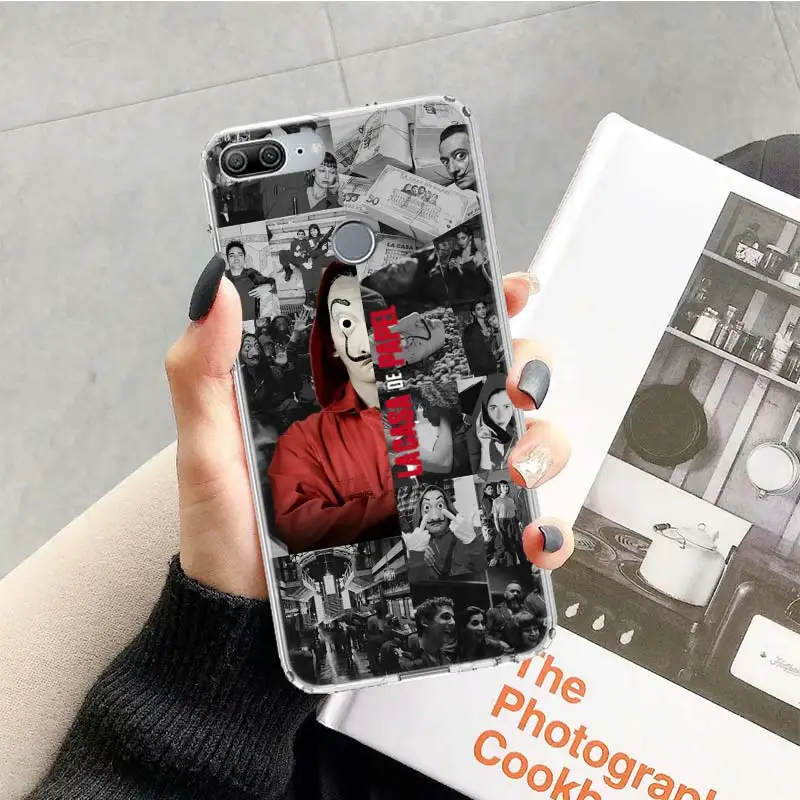 La Casa de papel чехол для huawei Honor 9 10 20 Lite рro 9X 8X 8A 8C фотоаппаратов моментальной печати 7S 7A 7C Y5 Y6 Y7 Y9 мягкий чехол для мобильного телефона чехол Coque - Цвет: TR101-7