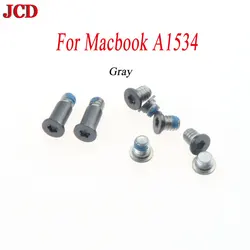 Premium Laptop Bottom Case Screw Set - Universal Fit (No10 A1534 Gray)