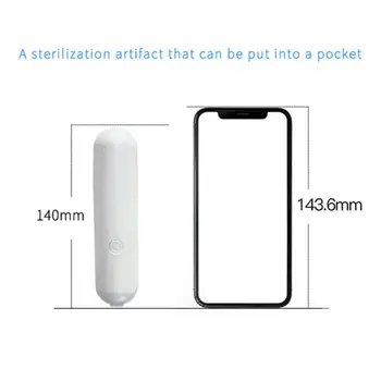 

Portable UV Disinfection Lamp 10 Seconds Fast UVC Deep Ultraviolet Sterilizer GXMA