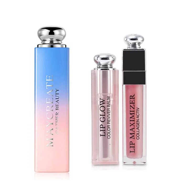 

1set Lip Glow + Lip Maximizer Lip Stick Set