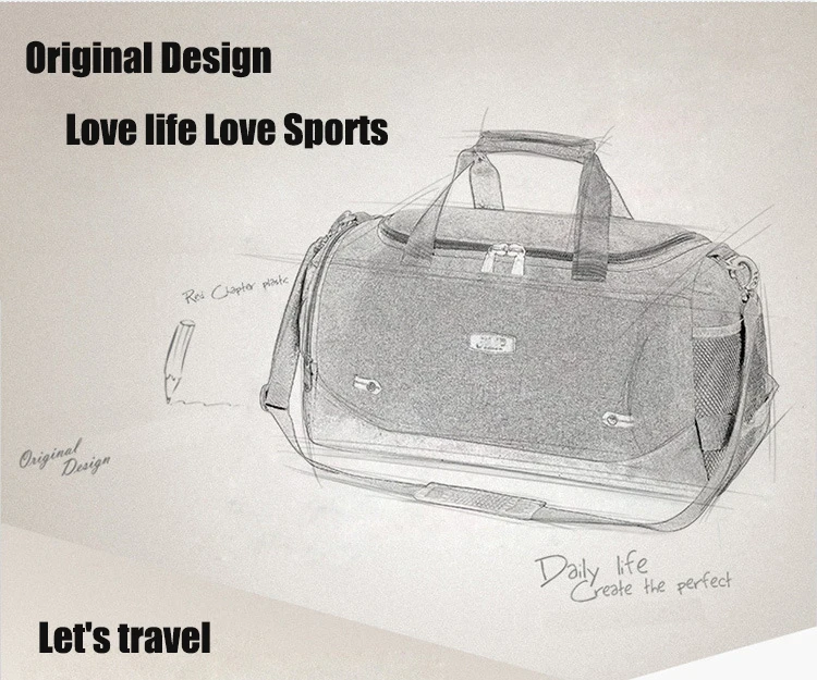 Мужская нейлоновая дорожная сумка, водонепроницаемая складная сумка для переноски, женская сумка для багажа, сумка для хранения, спортивная сумка XA167K