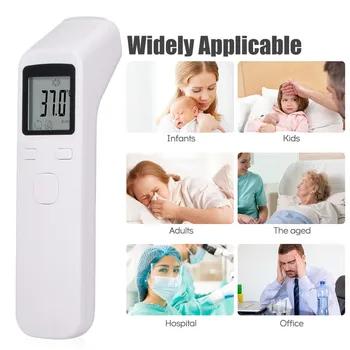 

Fast Delivery Adult/baby Thermometer Digital Infrared Forehead Thermometre Infrarouge Accurate Body Fever Temperature Laser Gun