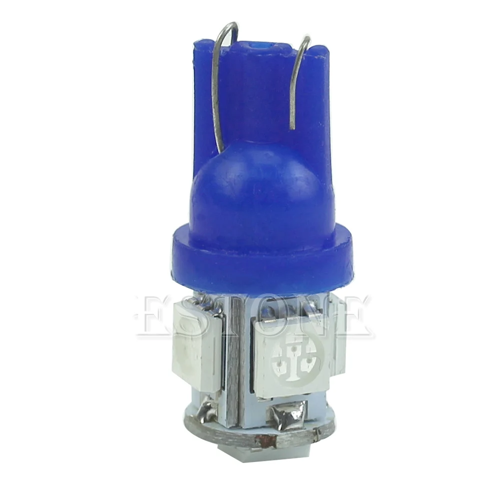 1 шт. T10 5 LED 5050 SMD 194 168 W5W синий свет клиновидная лампа ксеноновая Автомобильная