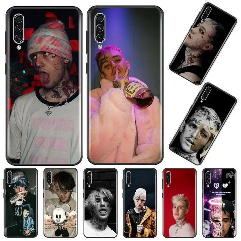 Lil Peep USA Rapper boy ТПУ силиконовый чехол для телефона Samsung A20 A30 30s A40 A7 2018 J2 J7 prime J4 Plus S5 Note