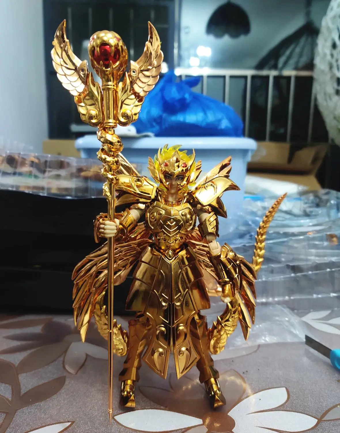 Jmodel Sainte Seiya Cloth Myth Specters EX Gold OCE Ophiuchus Odysseus модель металлическая ткань SJ017 | Игрушки и