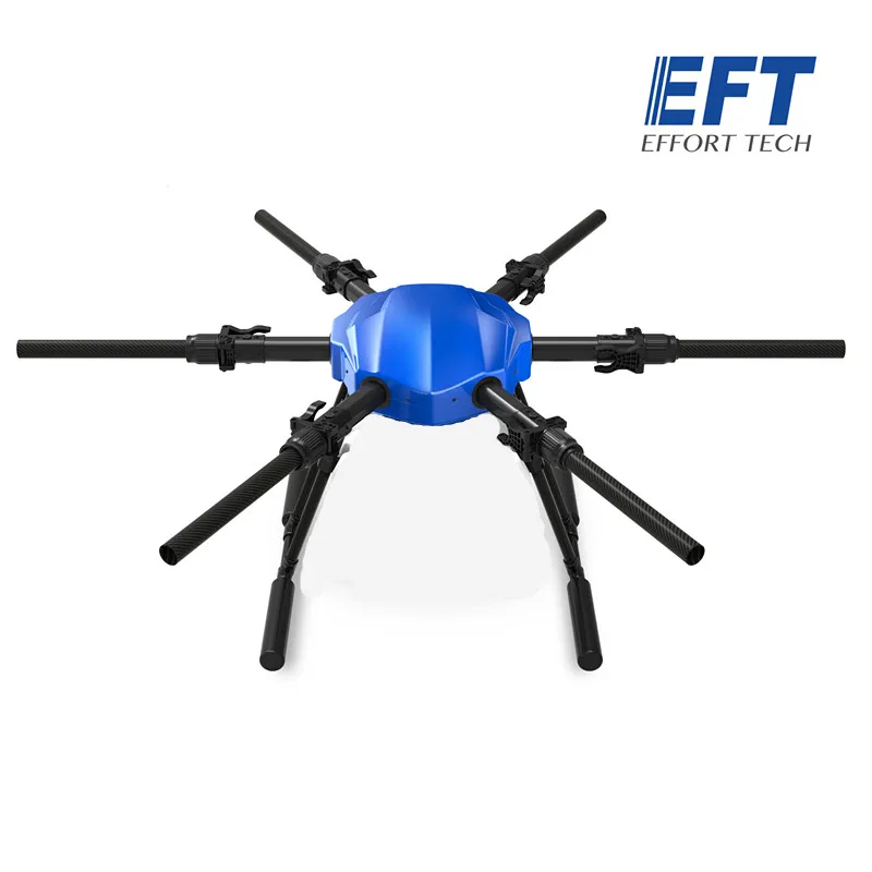 EFT E616S 16L 16 кг сельскохозяйственный распылитель Дрон E616 616S складной 1628 мм Колесная