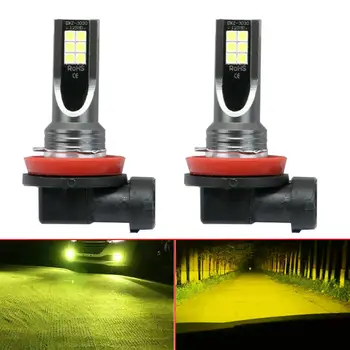 

Headlights Bulbs Driving lights 4000 Lumens H11 H8 Fog Light 3000K Yellow
