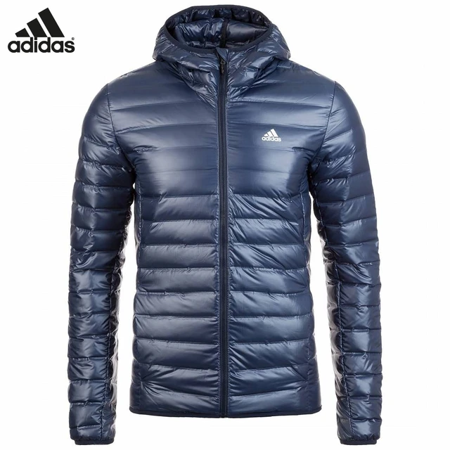 Men's Down Jacket Adidas, Varilite Hooded Down, Dx0785 Down Coats - AliExpress