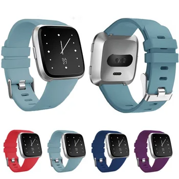 

Soft Silicone Smart Watch Band For Fitbit Versa Strap Reverse Sports Wristband Bracelet For Fitbit Versa Lite Sport Wrist Strap