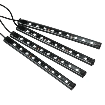 

Car Ambient Light Interior Strip Phone Bluetooth APP Control DC 12V 12cm 4x