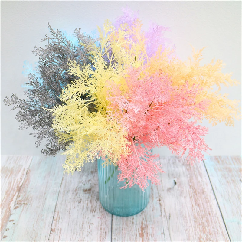

Colorful Artificial Pine Branches Fake Plants Artificial flowers Christmas Tree for Xmas Tree Ornaments Decorations