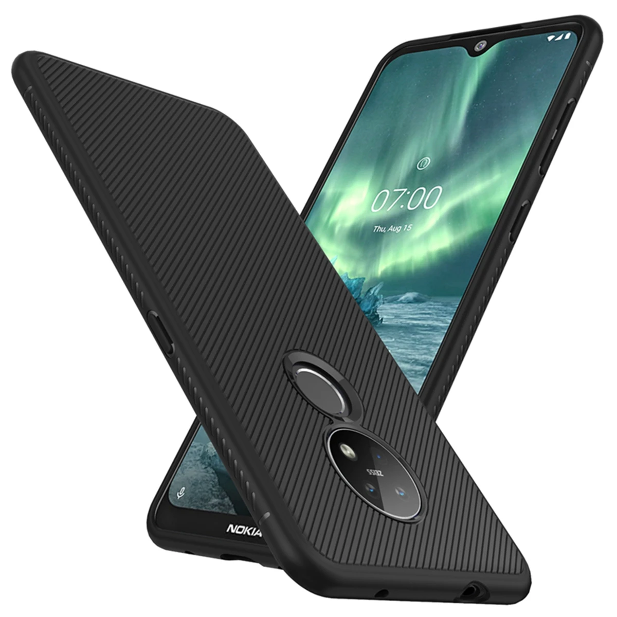 Для Nokia 7 2 6 чехол мягкий термополиуретановый устойчивый к царапинам защитный