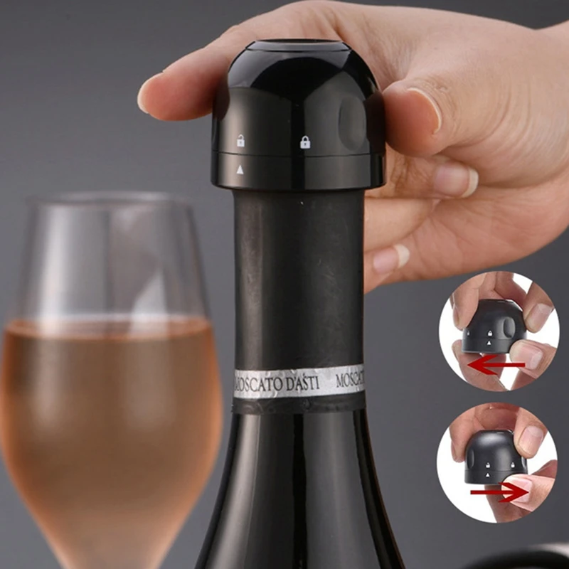 2022 Vacuum Red Wine Bottle Cap Stopper Silicone Sealed Champagne