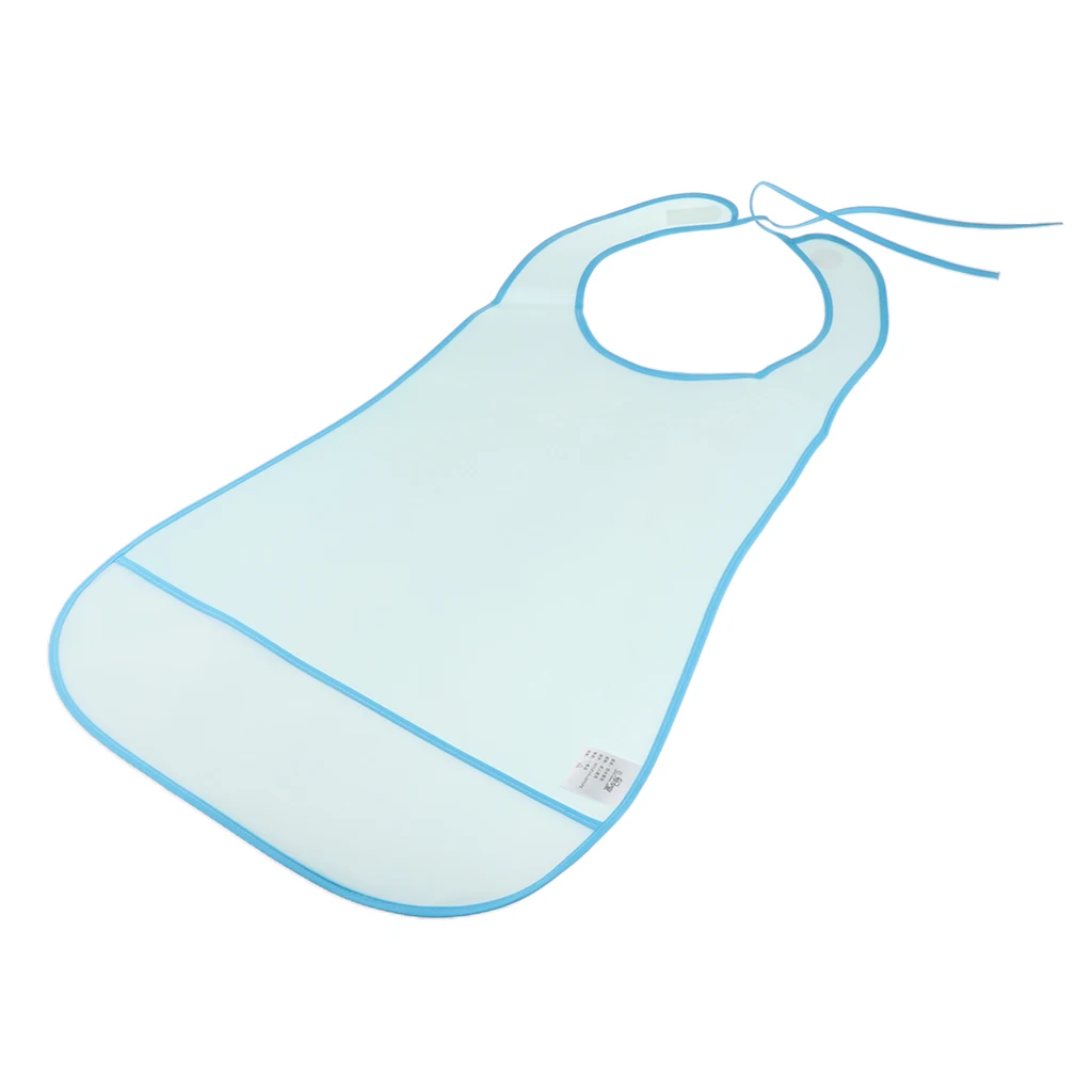 Meals Dinning Clothing Protector Bib Disability Aid Apron Crumb Catcher for Feeding Eating, Waterproof, Reusable, Washable
