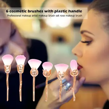 

6pcs/Set Pro Novelty Makeup Brushes Kits Excellent Craftsmanship Well Durability Face Blush Powder Beauty Cosmetic Pens