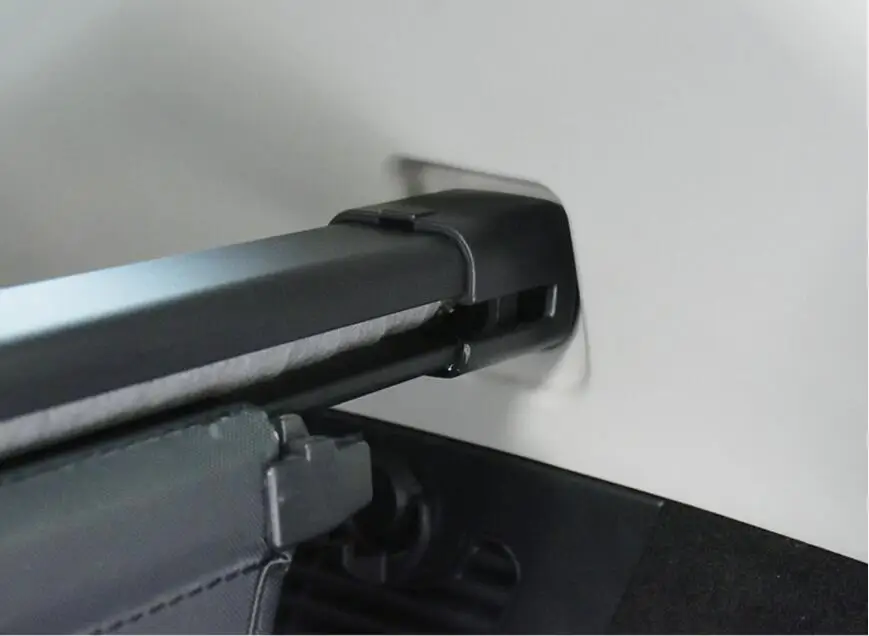 Высококачественный Автомобильный задний багажник защитный лист для багажника Крышка для 16-18 Линкольн МКС(черный, бежевый
