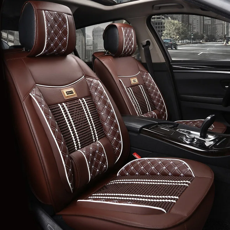 Кожаный чехол для автомобильного сиденья авто chevrolet cruze mini cooper opel astra h j peugeot 307 toyota