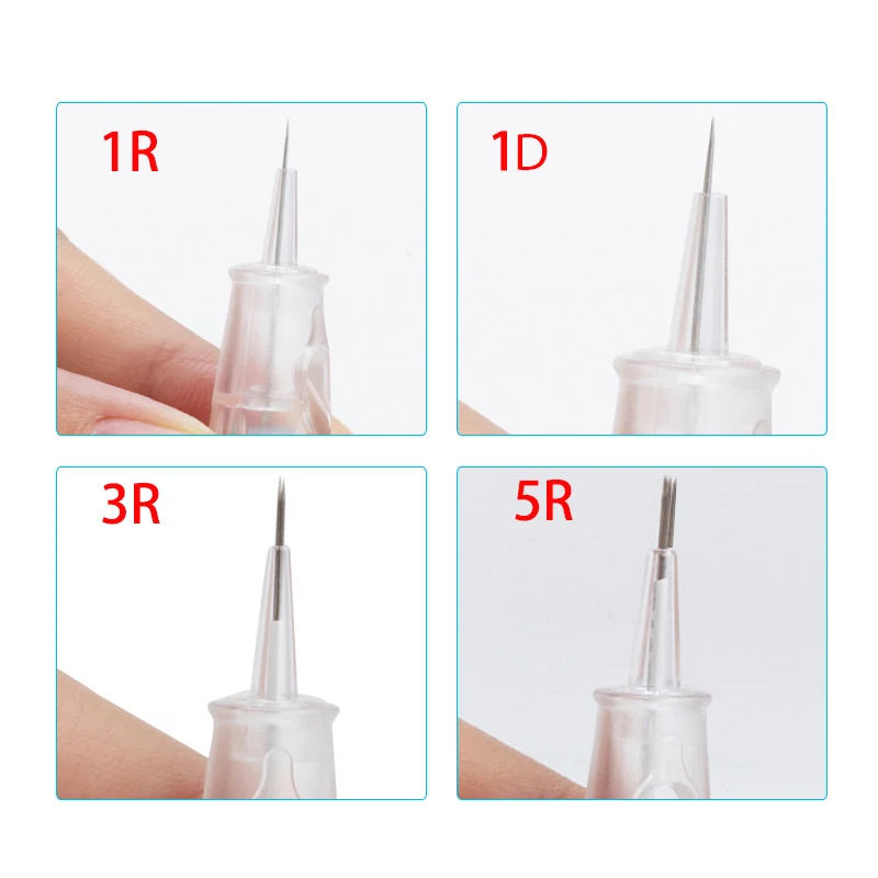10 50 шт./лот Премиум Charmant машина одноразовые винтовые иглы для татуировок баллончики лезвия советы для перманентного макияжа