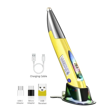 

Rechargeable Right Hand and Left Hand 1200 DPI 2.4G USB Wireless Mouse Touch Pen R2JB