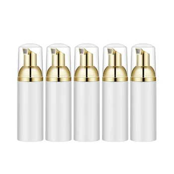 

5PCS 50ML Plastic Foaming Bottle Soap Mousses Liquid Dispenser,Froth Shampoo Lotion Bottling Foam Bottles