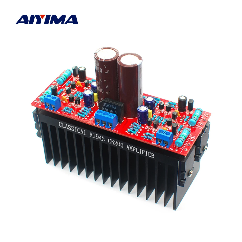 AIYIMA TTA1943 TTC5200 Power Amplifier Board 50Wx2 Class AB Sound