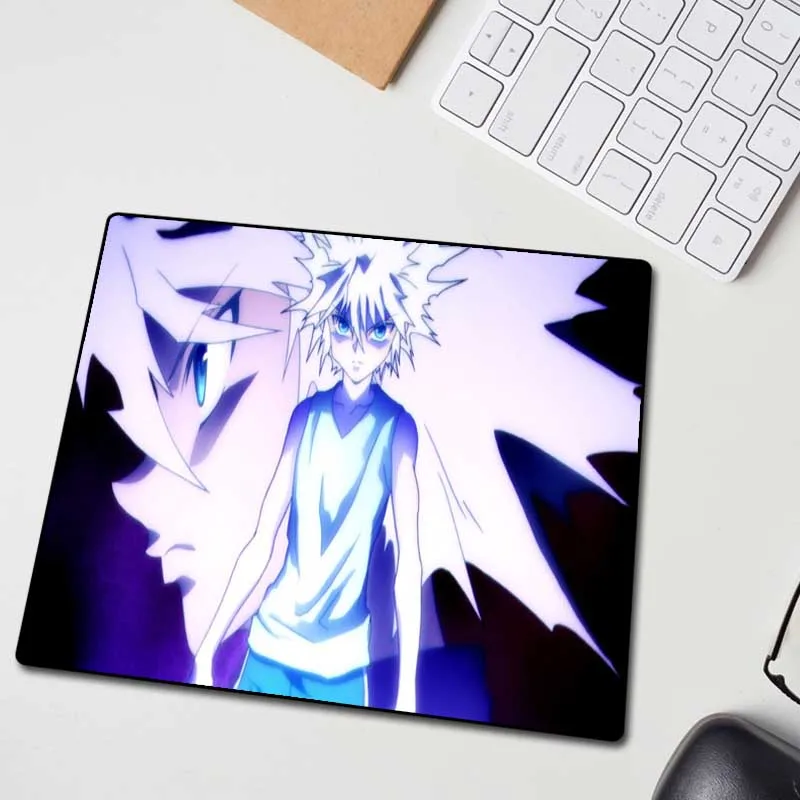 XGZ Anime Custom Large Computer Keyboard Table Mat Black Lock Edge Hunter Mouse Pad Speed Rubber No