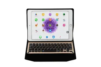 

Top Flip PU Leather Cover For Apple New iPad air 1 2 pro 9.7 2017 2018 9.7 Wireless Bluetooth Keyboard Case +Stylus Pen+Gift.