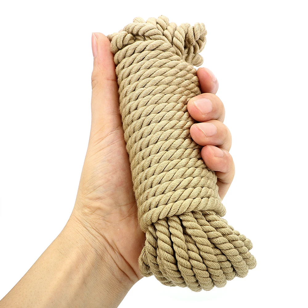Schiavo SM Bondage Corda Flirtare 5m 10m Corda di cotone morbido Restraint Gioco di ruolo Fetish Gioco per adulti Giocattoli sessuali per C_voghion.com