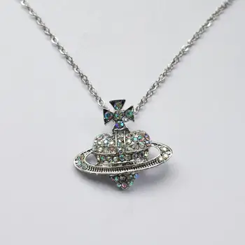 Classic cross heart annulus gorgeous rhinestone necklace fashion jewelry