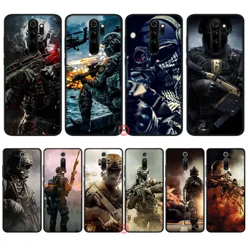

Special Forces Soldier Soft Silicone Case for Xiaomi Redmi Note 5 6 7 8 Pro 8T 5A Prime 4 4X TPU Cover