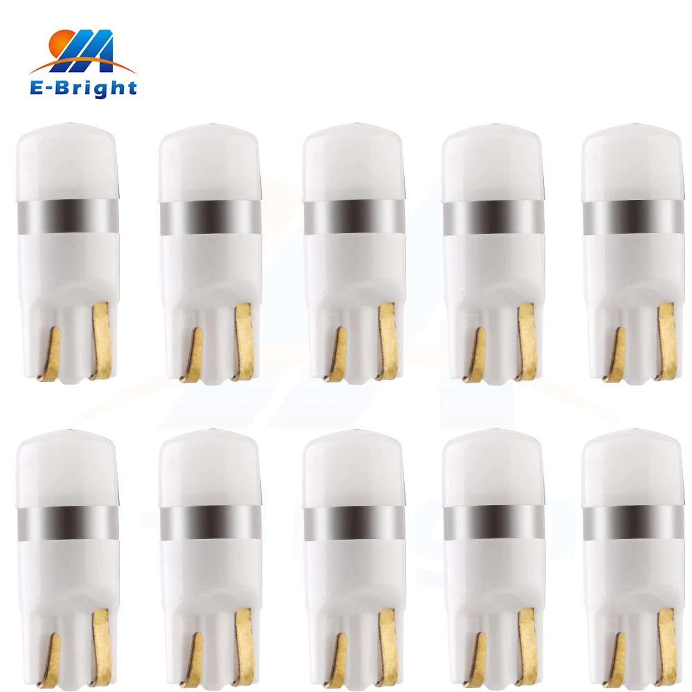 

YM E-Bright 100PCS W5W T10 LED Signal Lamp 3030 168 194 Turn Signal License Plate Clearance Lights Reading lamp 12V Mix-color