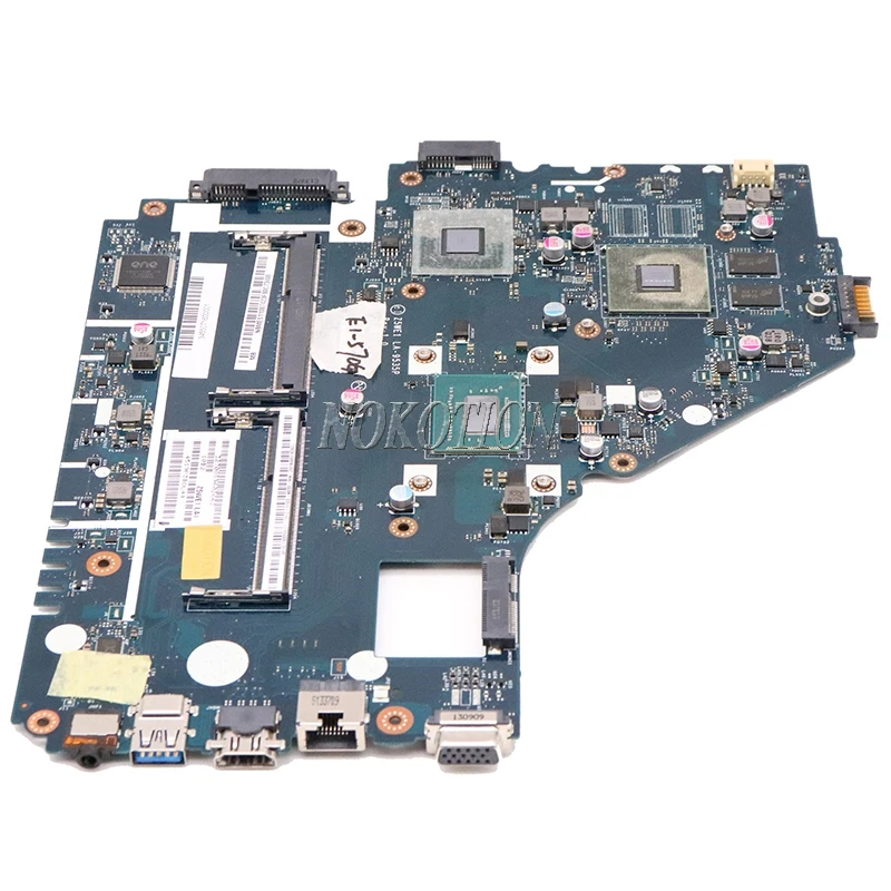 Nokotion Z5WE1 LA-9535P для acer aspire E1-570 E1-570G NBMES11007 NB. MES11.007 Материнская плата ноутбука GT740M SR0XG I7-3537U