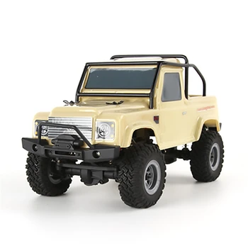 

RC Car 4WD URUAV 1:24 2.4Ghz 15km/h Machine Radio Controlled Car Brush Motor Rock Crawler Model RC Vehicle RTR Toys Model Car