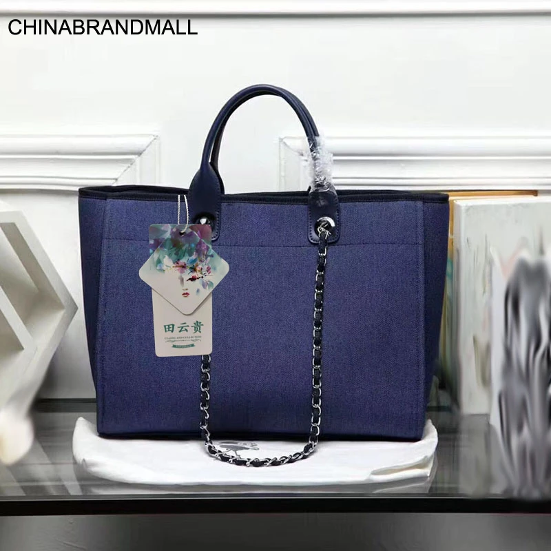 

Fashion famous 2020 high quality Hot sell luxury women canvas Beach Bags Casual Tote fashion shopping feminina large tote bags