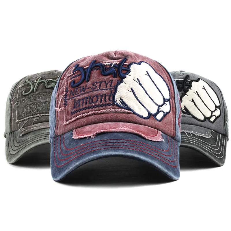 Мужская бейсбольная Кепка s Fist с принтом Dad Casquette, женская кепка Snapback, хлопковые кепки, Мужская модная винтажная Кепка, летняя Ca
