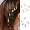 Torsion tresse cheveux ornements pour femmes filles bricolage alliage cercle cerceau cheveux tresse anneaux pendentif breloques accessoires de cheveux ► Photo 3/6