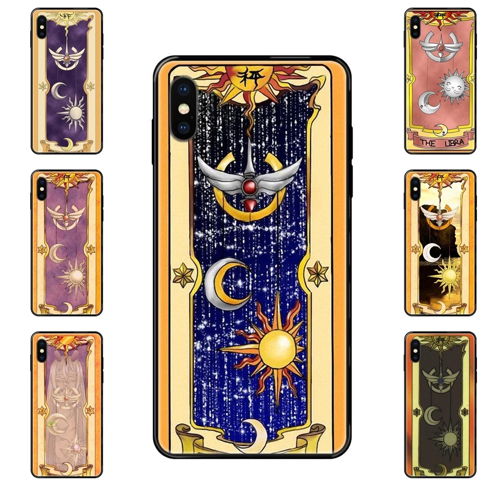 Чехлы для мобильных телефонов Sakura Card Captor The Libra Les Meilleurs из мягкого ТПУ черного