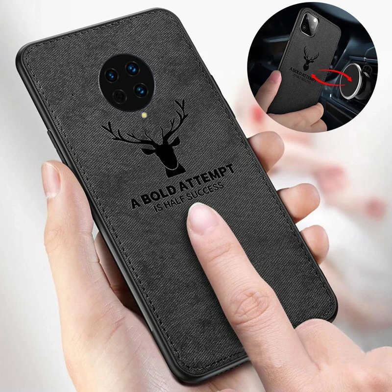 Модный тканевый чехол для Xiaomi Poco X2 F2 M3 Pro F3 Redmi K30 8A 9A 9C 9 9T Note 8 10 встроенный магнитный