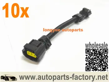 

longyue 10pcs Alternator - Focus / Mondeo / KA 3 pin Plug extension - male / female for Ford