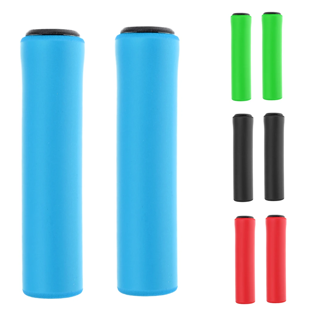Bike Handlebar Grips Silica Gel/Foam Silicone Grips For MTB Grips Antiskid