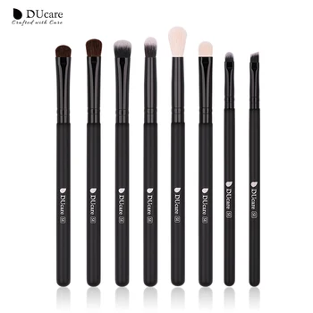 

DUcare 8 Pcs Eye shadow Brushes Nature Hair Eye Makeup Brushes Blending Eyebrow Brush Professional Eyeshadow Brush