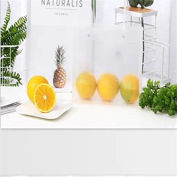 

5pcs PVC Transparent Water-proof Shopping Bags Fashion Design Popular Selling Clean Clear Storage Package Girls Student Use Bag