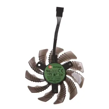 

12V Graphics Card 4Pin Cooling Fan For Gigabyte GTX1050 1060 1070 1080 N960 N970