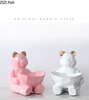 

Nordic Creative Candy Dish Home Decorations Living Room Coffee Table Decoration Shop Restaurant Milk Tea Bar Furnishings