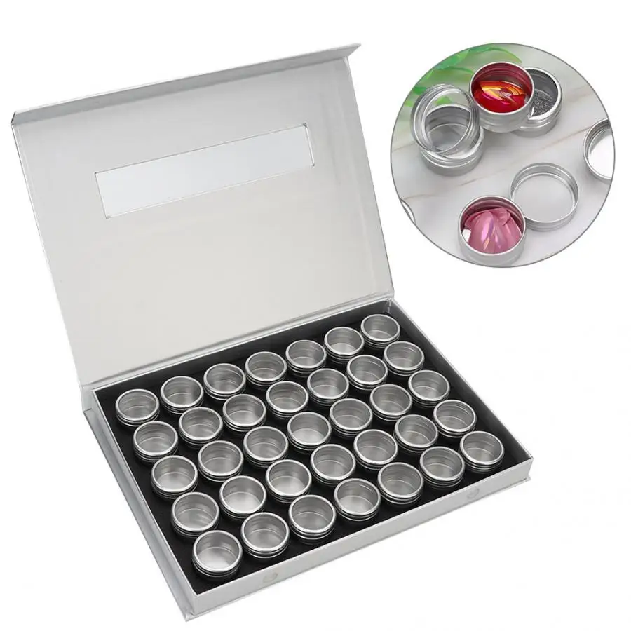 

Nail Display Nail Art Storage Box Nail Power Rhinestones Decorations Holder Manicure Accessories Container Nail Polish
