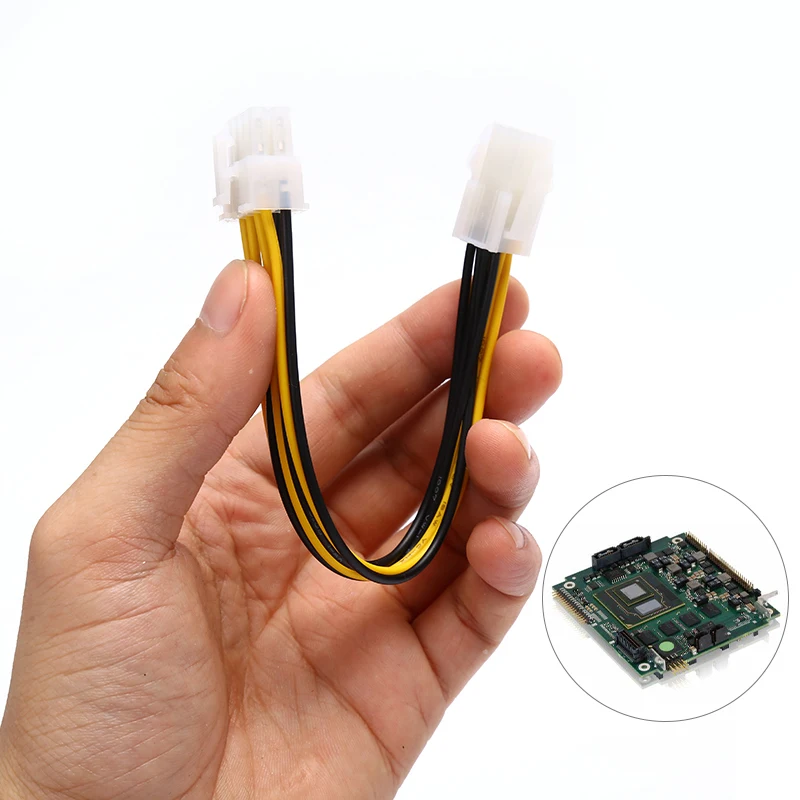 Câble adaptateur d'alimentation pour carte mère ATX 4 à 8 broches, 1 pièce, haute qualité